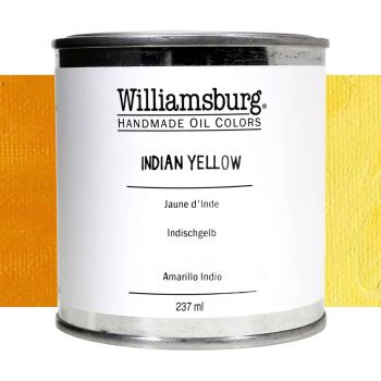 Williamsburg Handmade Oil Paint - Indian Yellow, 237ml Can