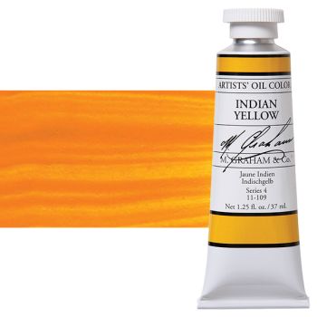 M. Graham Oil Color 37ml - Indian Yellow