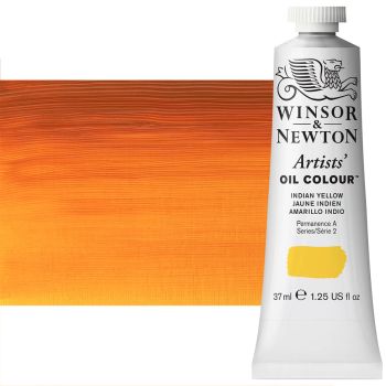 Winsor & Newton Artists' Oil Color 37 ml Tube - Indian Yellow
