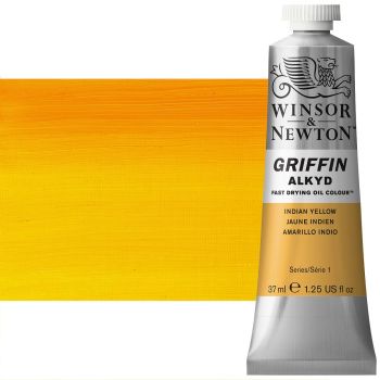 Griffin Alkyd Fast-Drying Oil Color 37 ml Tube - Indian Yellow 