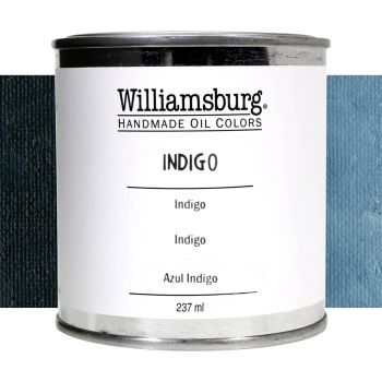 Williamsburg Handmade Oil Paint - Indigo, 237ml Can
