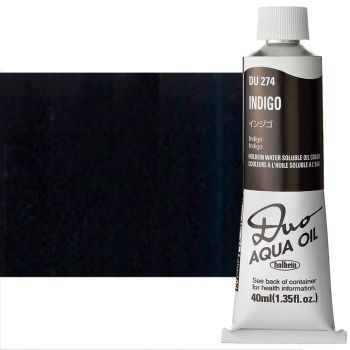 Holbein Duo Aqua Water-Soluble Oil Color 40 ml Tube - Indigo
