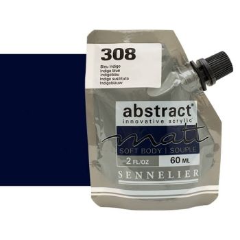 Sennelier Abstract Matt Soft Body Acrylic Indigo Blue 60ml