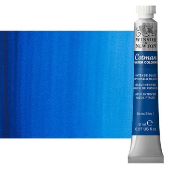 Winsor & Newton Cotman Watercolor 8 ml Tube - Intense Blue