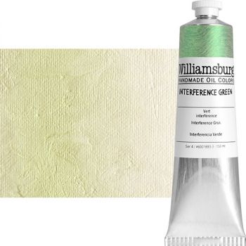 Williamsburg Handmade Oil Paint - Interference Green, 150ml Tube