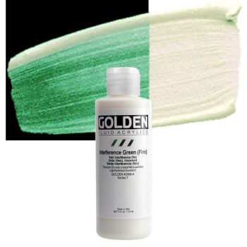 GOLDEN Fluid Acrylics Interference Green (Fine) 4 oz