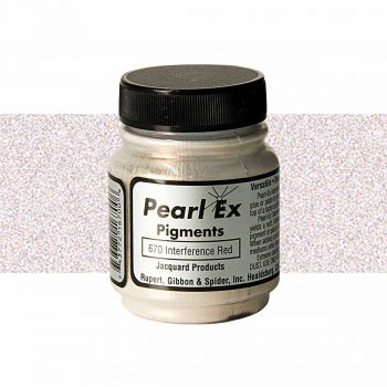 Jacquard Pearl-Ex Powder Pigment 1/2 oz Jar Interference Red