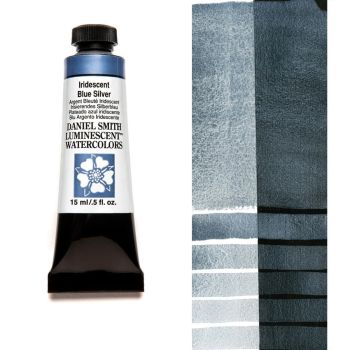 Daniel Smith Extra Fine Watercolors - Iridescent Blue-Silver, 15 ml Tube