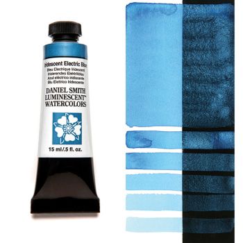 Daniel Smith Extra Fine Watercolor - Iridescent Electric Blue, 15 ml Tube