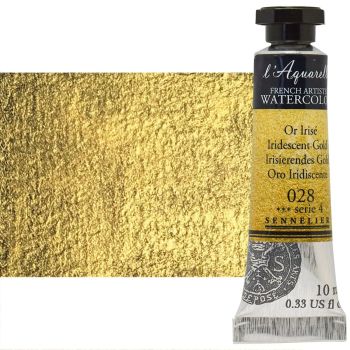 Sennelier l'Aquarelle Artists Watercolor 10ml Tube - Iridescent Gold