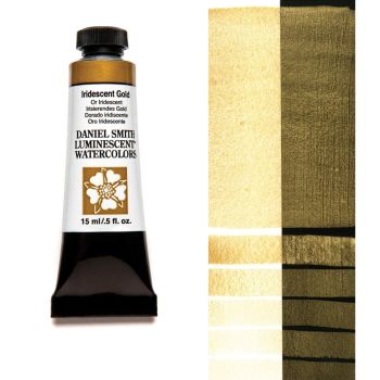Daniel Smith Extra Fine Watercolors - Iridescent Gold, 15 ml Tube