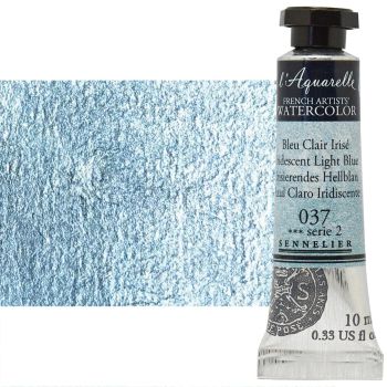 Sennelier l'Aquarelle Artists Watercolor - Iridescent Light Blue, 10ml Tube