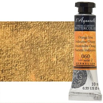 Sennelier l'Aquarelle Artists Watercolor - Iridescent Orange, 10ml Tube