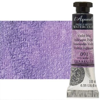Sennelier l'Aquarelle Artists Watercolor - Iridescent Purple, 10ml Tube