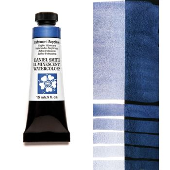 Daniel Smith Extra Fine Watercolors - Iridescent Sapphire, 15 ml Tube