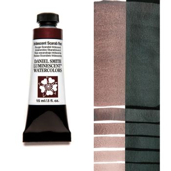 Daniel Smith Extra Fine Watercolors - Iridescent Scarab Red, 15 ml Tube