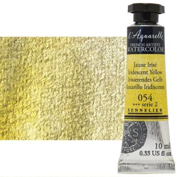 Sennelier l'Aquarelle Artists Watercolor - Iridescent Yellow, 10ml Tube