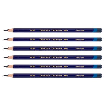 Derwent Inktense Pencil Box of 6 No. 0840 - Iron Blue