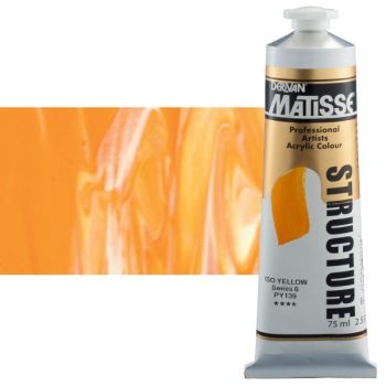 Matisse Structure Acrylic Colors Iso Yellow 75 ml