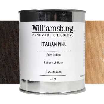 Williamsburg Handmade Oil Paint - Italian Pink, 473ml Can