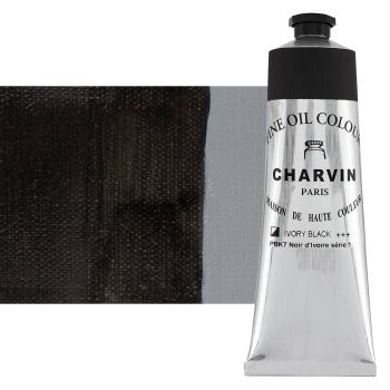 Charvin Oil Paint Fine 150 ml - Ivory Black