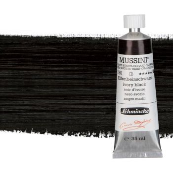 Schmincke Mussini Oil Color 35ml - Ivory Black