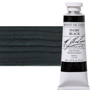 M. Graham Oil Color 37ml - Ivory Black