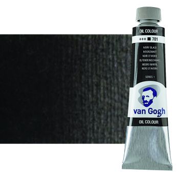 Van Gogh Oil Color, Ivory Black 40ml Tube