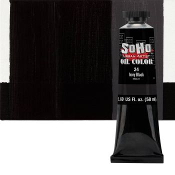 SoHo Artist Oil Color Ivory Black 50ml Tube