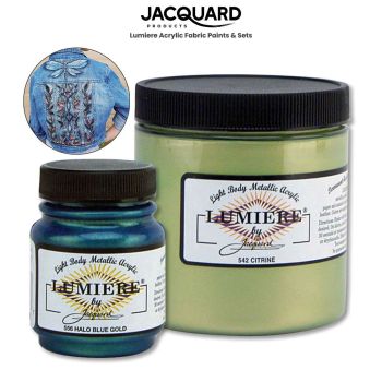 Jacquard Lumiere Acrylic Fabric Paints & Sets