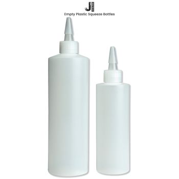 Jacquard Empty Plastic Squeeze Bottles