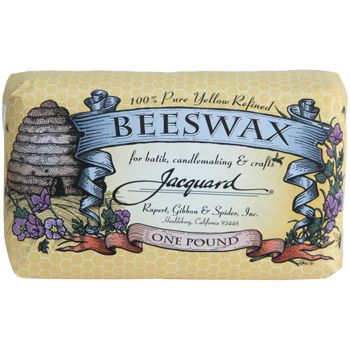 Jacquard Yellow Beeswax - 1 lb Block