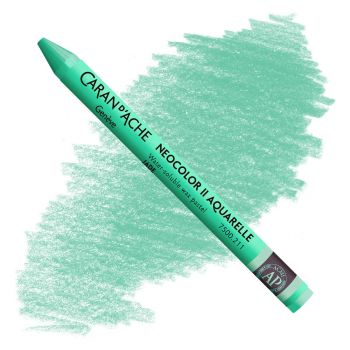 Caran d'Ache Neocolor II Water-Soluble Wax Pastels - Jade Green, No. 211