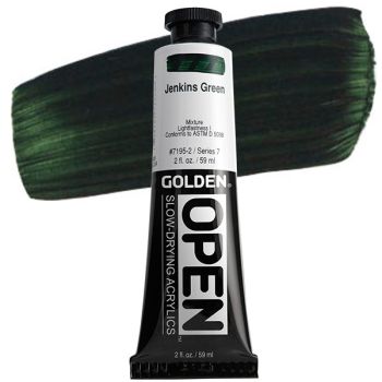 GOLDEN Open Acrylic Paints Jenkin's Green 2 oz