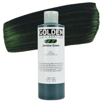 GOLDEN Fluid Acrylics Jenkins Green 8 oz