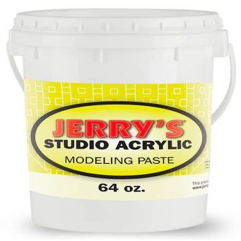 Studio Acrylic Modeling Paste 64oz Jerry's Mediums, 1/2gallon