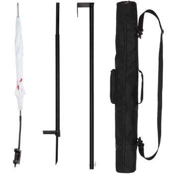 Jerry's Deluxe Tilt Umbrella with Universal Umbrella Pole & Bag