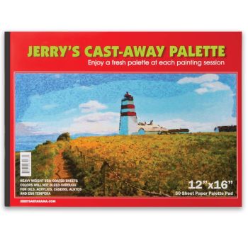 Jerry's Cast Away 12x16" Disposable Paper Palette Pad