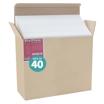 Jerry's Pro Foam Board Box of 40 32x40 (1/8 In Thick) White