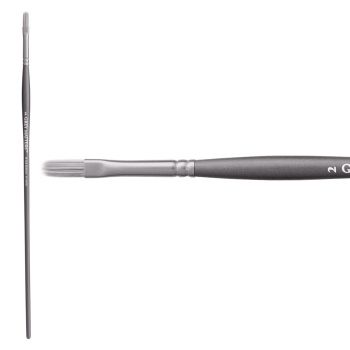 Jack Richeson Grey Matters Series 9823 Long Handle Sz 2 Filbert Synthetic Acrylic Brush