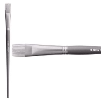 Jack Richeson Grey Matters Series 9824 Long Handle Sz 12 Bright Synthetic Acrylic Brush
