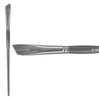 Jack Richeson Grey Matters Series 9826 Long Handle Sz 10 Angle Synthetic Acrylic Brush