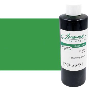 Jacquard Silk Color 250 ml Bottle - Kelly Green