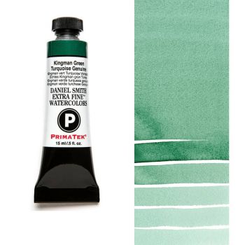 Daniel Smith Extra Fine Watercolors - Kingman Green Turquoise Genuine, 15 ml Tube