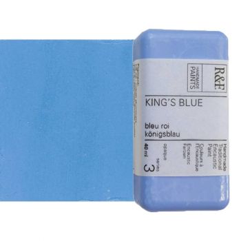 R&F Encaustic Handmade Paint 40 ml Block - King's Blue