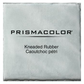 Prismacolor Kneaded Eraser Extra Large, 2-1/8 x 2-1/8 x 3/8'', Gray