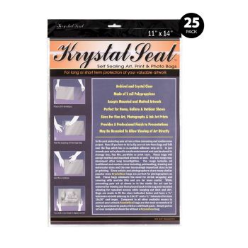 Krystal Seal Archival Art And Photo Bags 11"x14" (25 Pack)