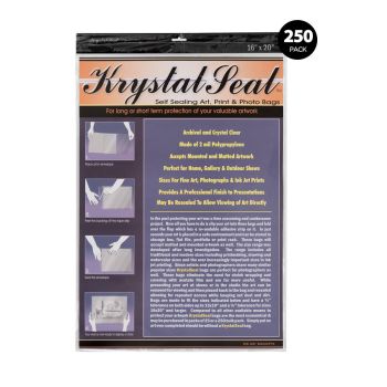 Krystal Seal Archival Art And Photo Bags 16"x20" (250 Pack)