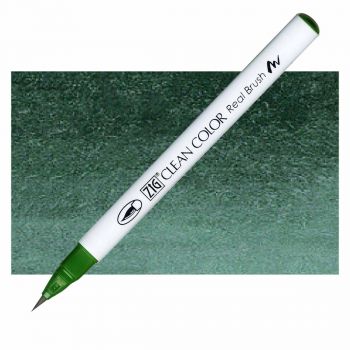 Kuretake Zig Clean Color Brush Marker Deep Green