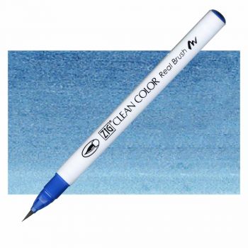 Kuretake Zig Clean Color Brush Marker Dull Blue
